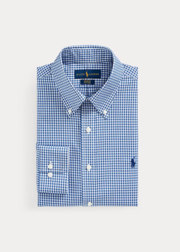 Camisa Polo Ralph Lauren Slim Fit Plaid Homem 92384-GUCM